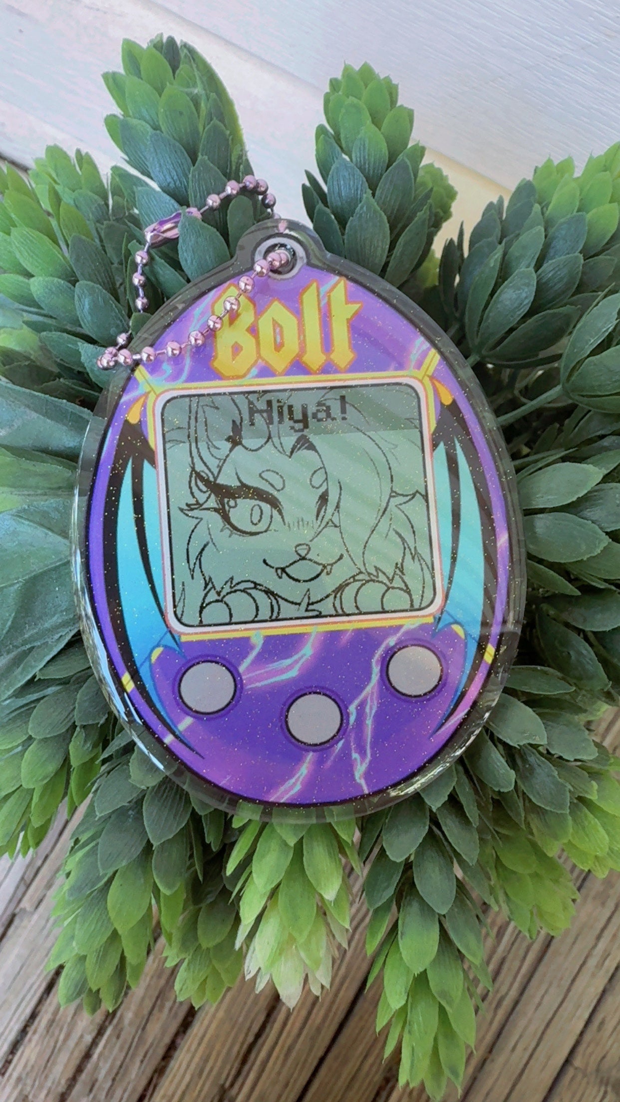 (Pre-Order) Custom Tamagotchi Acrylic charm