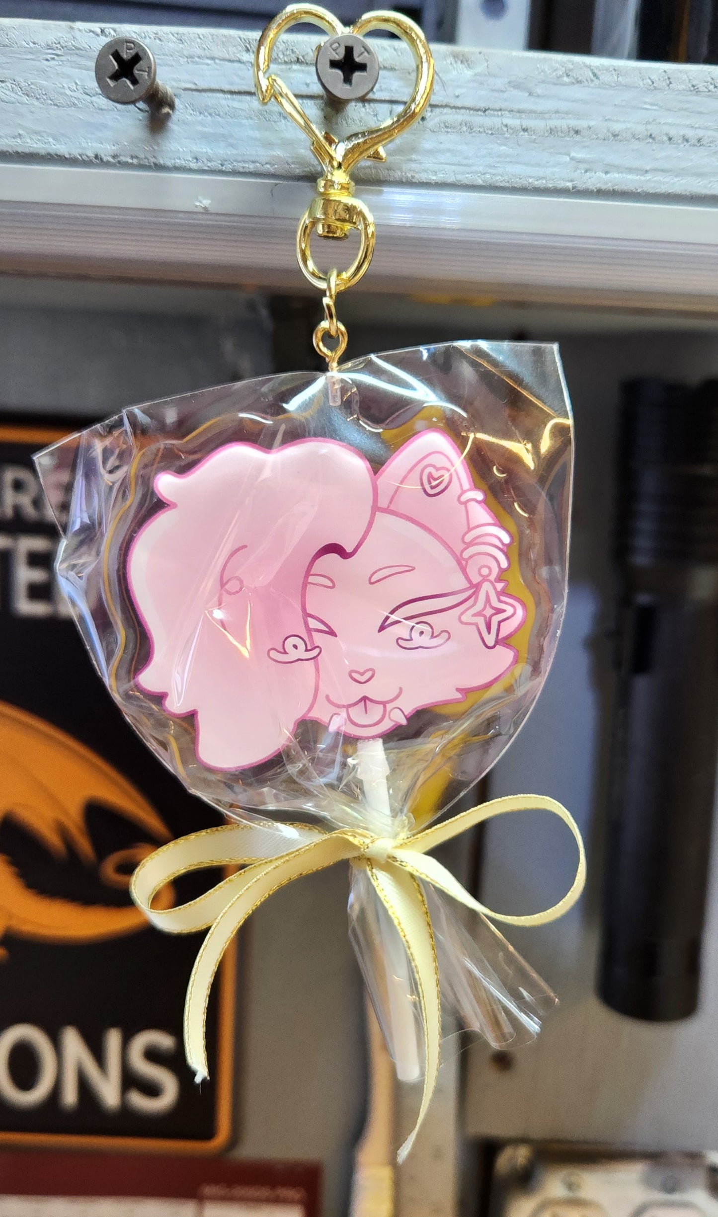 (Pre-Order) Custom Lolipop Acrylic charm
