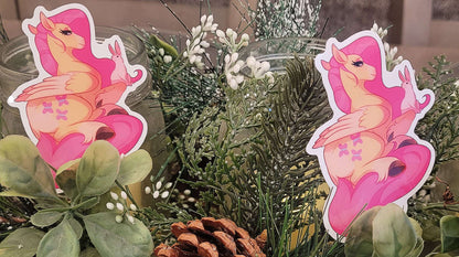 Fluttershy & Angel Sticker