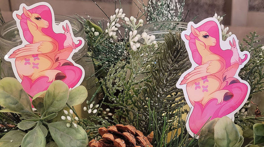 Fluttershy & Angel Sticker