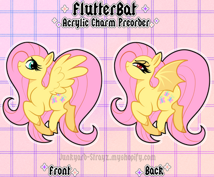 (Pre-Order) FlutterBat Acrylic Charm