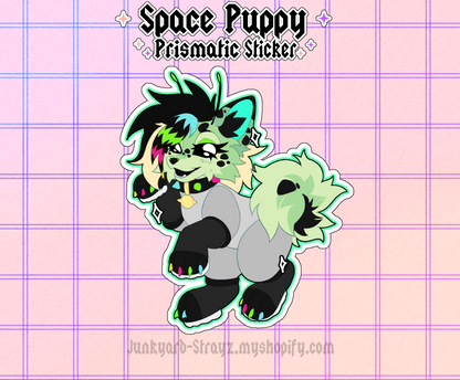 Space Puppy Sticker