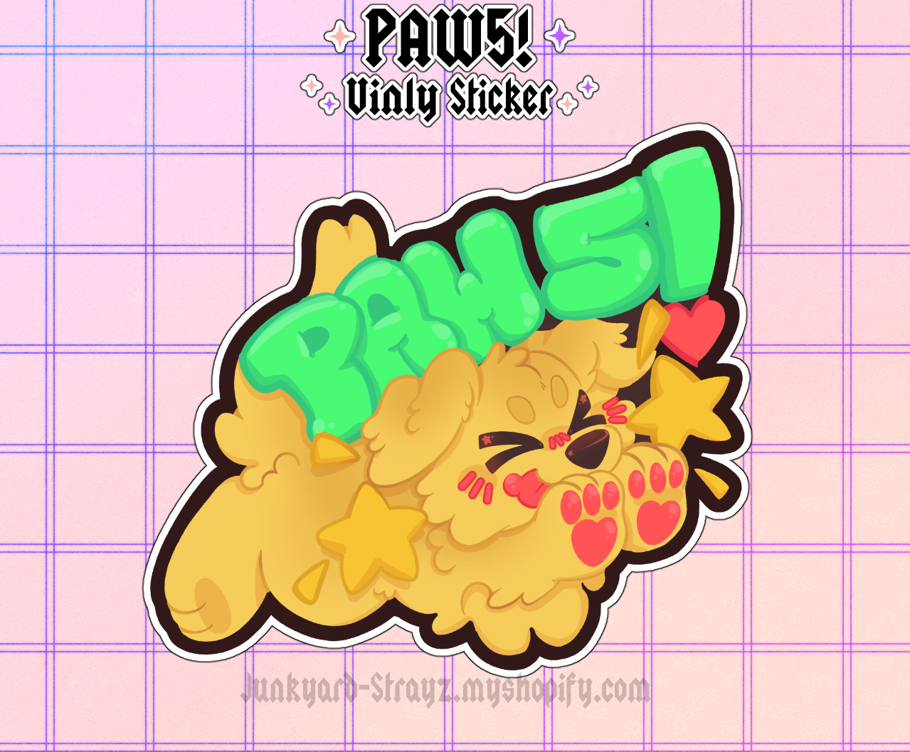 PAW5! Sticker